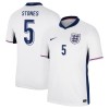 Original Fußballtrikot England Stones 5 Heimtrikot EURO 2024 Für Herren